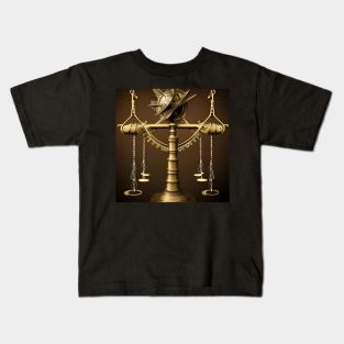 Steampunk Libra Kids T-Shirt